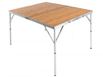 Стол кемпинговый Maverick Bamboo с бамбуковой столешницей 120,0 Х 90,0 Х 68,0 см. Maverick Tent xy-abt003