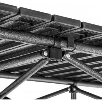 7 569 р. Стол складной Premier 120x55x65см., реечная столешница алюминий, с отделением под посуду PREMIER pr-mc-608  с доставкой в г. Пермь. Увеличить фотографию 4