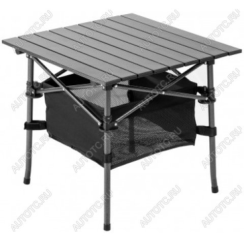 5 419 р. Стол складной Premier 55x55x50см., реечная столешница алюминий, с отделением под посуду PREMIER pr-mc-605  с доставкой в г. Пермь