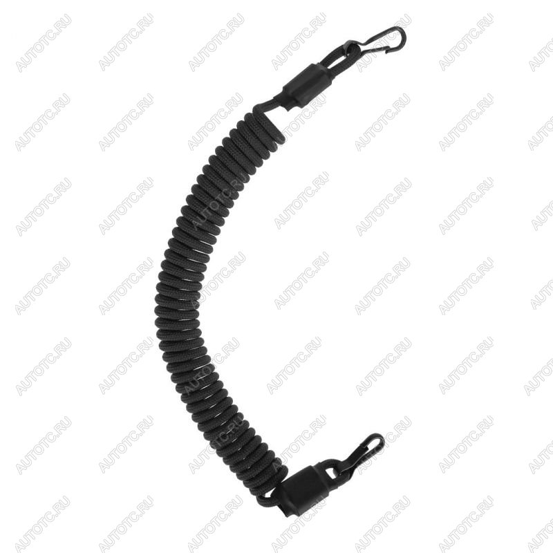 399 р. Страховочный тренчик CORD из паракорда с 2 карабинами (black) CORD tr.kk.b  с доставкой в г. Пермь