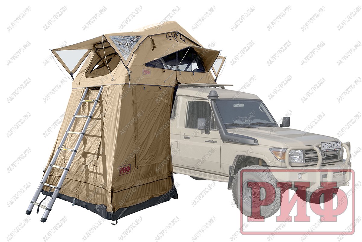 21 419 р. Тамбур к палатке РИФ Soft RT01-120, тент песочный РИФ rifan0112060000  с доставкой в г. Пермь