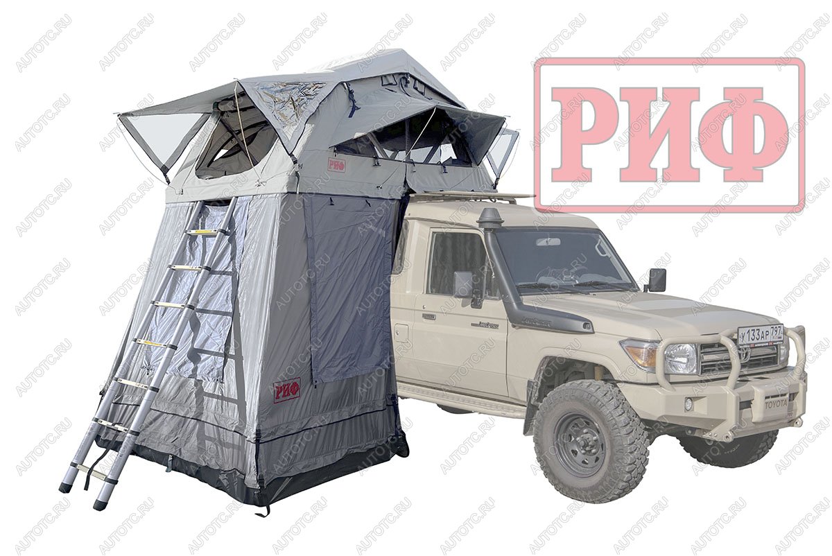 21 909 р. Тамбур к палатке РИФ Soft RT01-140, тент серый РИФ rifan0114080001  с доставкой в г. Пермь