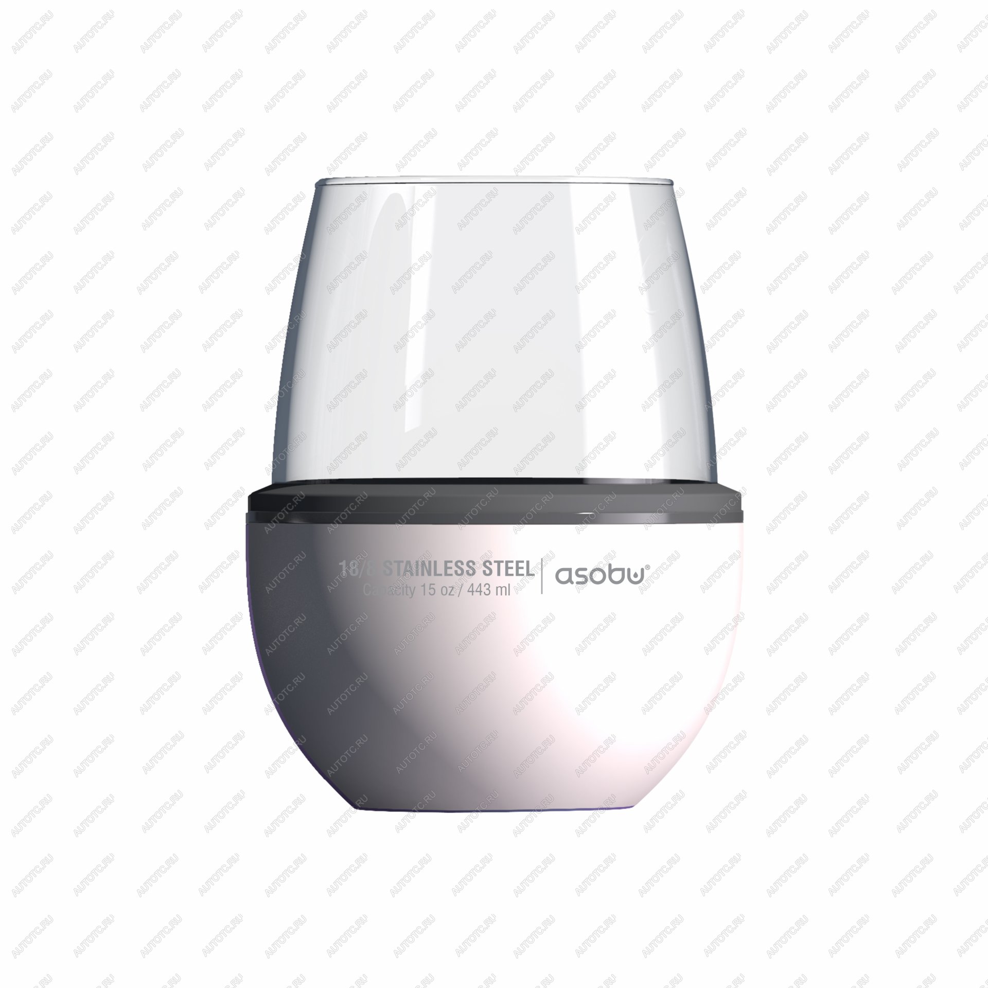 2 379 р. Термобокал для вина WINE KUZIE 440 мл, белый ASOBU stl24.01-white  с доставкой в г. Пермь