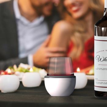 2 379 р. Термобокал для вина WINE KUZIE 440 мл, белый ASOBU stl24.01-white  с доставкой в г. Пермь. Увеличить фотографию 7