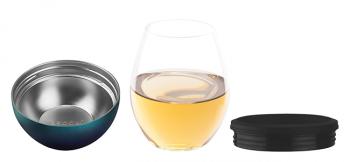2 379 р. Термобокал для вина WINE KUZIE 440 мл, белый ASOBU stl24.01-white  с доставкой в г. Пермь. Увеличить фотографию 4