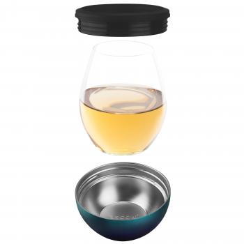 2 379 р. Термобокал для вина WINE KUZIE 440 мл, белый ASOBU stl24.01-white  с доставкой в г. Пермь. Увеличить фотографию 3