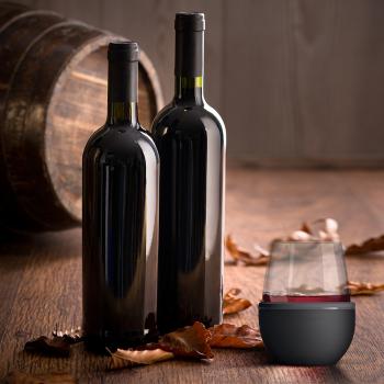 2 159 р. Термобокал для вина WINE KUZIE 440 мл, черный ASOBU stl24.06-black  с доставкой в г. Пермь. Увеличить фотографию 6