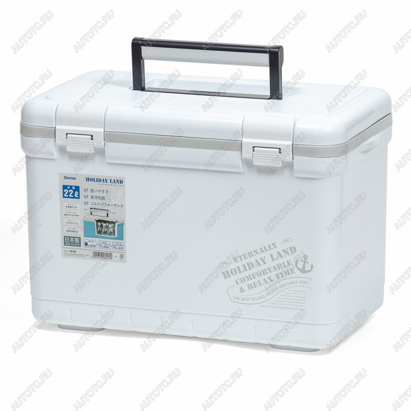 9 359 р. Термобокс SHINWA Holiday Land Cooler 22H белый SHINWA hlc-22h-w  с доставкой в г. Пермь