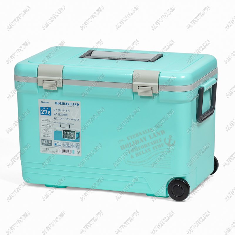 10 779 р. Термобокс SHINWA Holiday Land Cooler 27H синий SHINWA hlc-27h-bl  с доставкой в г. Пермь