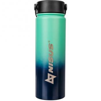 1 269 р. Термобутылка NISUS 530ML три крышки (синийбирюзовый) HELIOS n.tb-022-tb  с доставкой в г. Пермь. Увеличить фотографию 2