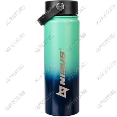 1 269 р. Термобутылка NISUS 530ML три крышки (синийбирюзовый) HELIOS n.tb-022-tb  с доставкой в г. Пермь