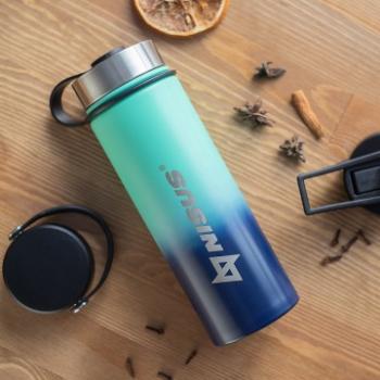 1 269 р. Термобутылка NISUS 530ML три крышки (синийбирюзовый) HELIOS n.tb-022-tb  с доставкой в г. Пермь. Увеличить фотографию 15