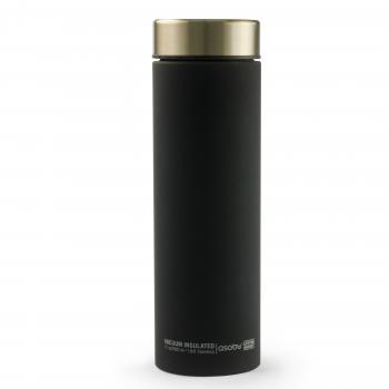 2 889 р. Термокружка (термос) LE BATON, 500 мл, черныйзолото ASOBU lb17.12-gold  с доставкой в г. Пермь. Увеличить фотографию 1