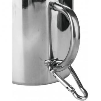 779 р. Термокружка ТОНАР 350ML металлическая, с пластиковой крышкой+карабин ТОНАР t.tk-038-350  с доставкой в г. Пермь. Увеличить фотографию 7