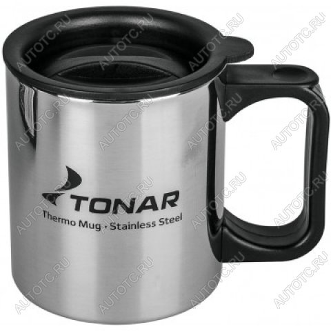 489 р. Термокружка ТОНАР 350ML с пластиковой крышкой ТОНАР t.tk-047-350  с доставкой в г. Пермь