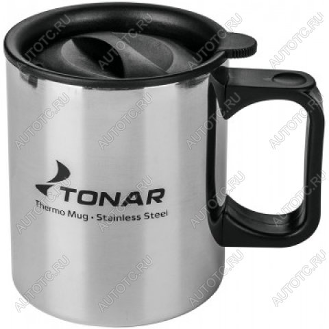 669 р. Термокружка ТОНАР 450ML с пластиковой крышкой ТОНАР t.tk-047-450  с доставкой в г. Пермь