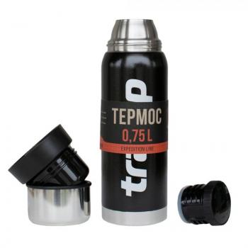 1 749 р. Термос TRAMP Expedition line 0,75 л., Черный TRAMP trc-031-9009  с доставкой в г. Пермь. Увеличить фотографию 4
