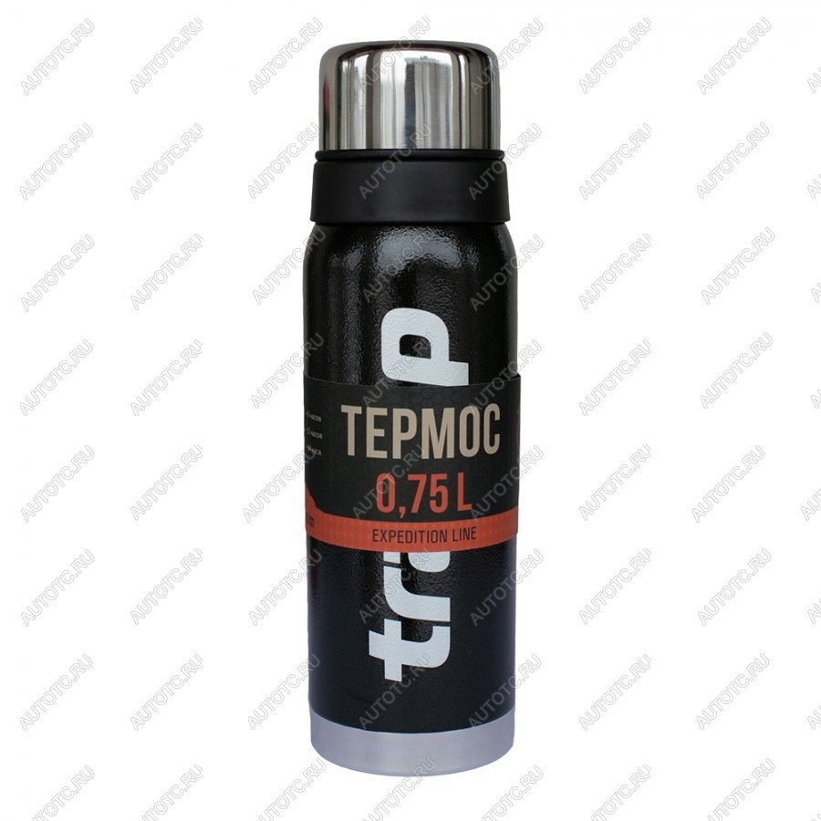 1 749 р. Термос TRAMP Expedition line 0,75 л., Черный TRAMP trc-031-9009  с доставкой в г. Пермь