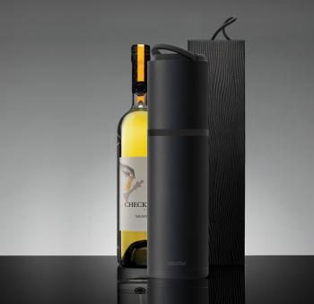 6 799 р. Термофутляр для вина VIN BLANC, черный ASOBU vpb1.06-black  с доставкой в г. Пермь. Увеличить фотографию 6