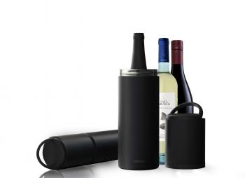 6 799 р. Термофутляр для вина VIN BLANC, черный ASOBU vpb1.06-black  с доставкой в г. Пермь. Увеличить фотографию 4
