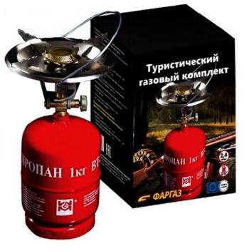 4 259 р. Туристический газовый комплект (Баллон 2,4 л + газовая горелка) Grotkuv (РП) GZWM lpg-set2  с доставкой в г. Пермь. Увеличить фотографию 1