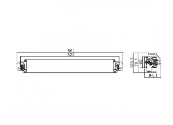 12 069 р. Фара дальнего света РИФ 150W LED РИФ sm-171-150a  с доставкой в г. Пермь. Увеличить фотографию 2