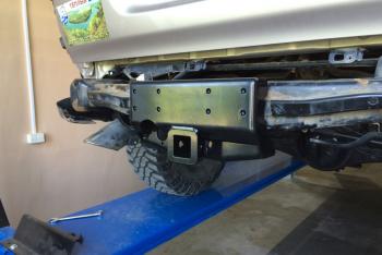 22 979 р. Фаркоп РИФ в штатный задний бампер Toyota Land Cruiser 200 (без шара и переходника) РИФ rif200-30003  с доставкой в г. Пермь. Увеличить фотографию 2