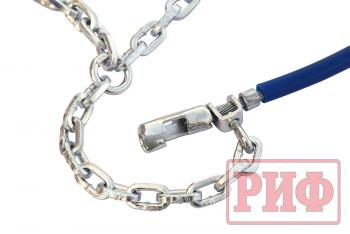 10 049 р. Цепи противоскольжения РИФ 4х4 "соты" 16 мм, 25570R18, 25575R17, 26575R16, 26555R19, 26565R18, 26570R17, 27560R18, 27570R16, 32x11,5R15 (к-т 2 шт.) РИФ rif18-0-0000267  с доставкой в г. Пермь. Увеличить фотографию 11