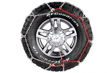 10 279 р. Цепи противоскольжения РИФ 4х4 "соты" 16 мм, 26570R18, 27555R20, 27565R18, 28550R20, 28560R18, 28575R16, 28570R17, 28570R16, 28575R16, 28565R17, 29570R16 (к-т 2 шт.) РИФ rif18-0-0000275  с доставкой в г. Пермь. Увеличить фотографию 1
