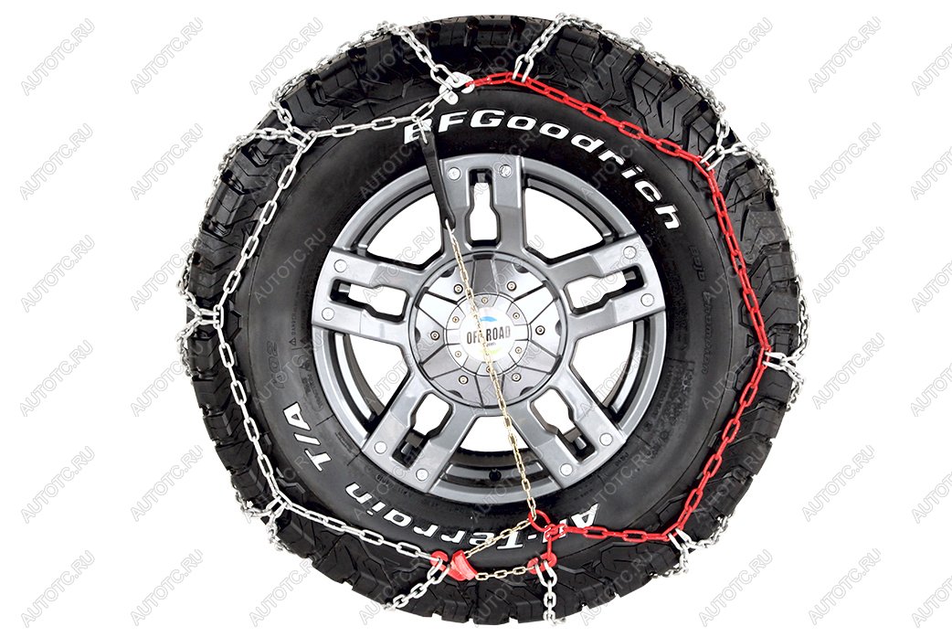 8 739 р. Цепи противоскольжения РИФ 4х4 "соты" 16 мм 22560R17, 23555R17,22570R16, 21575R16, 22570R16, 23570R15 (к-т 2 шт.) РИФ rif18-0-0000240  с доставкой в г. Пермь