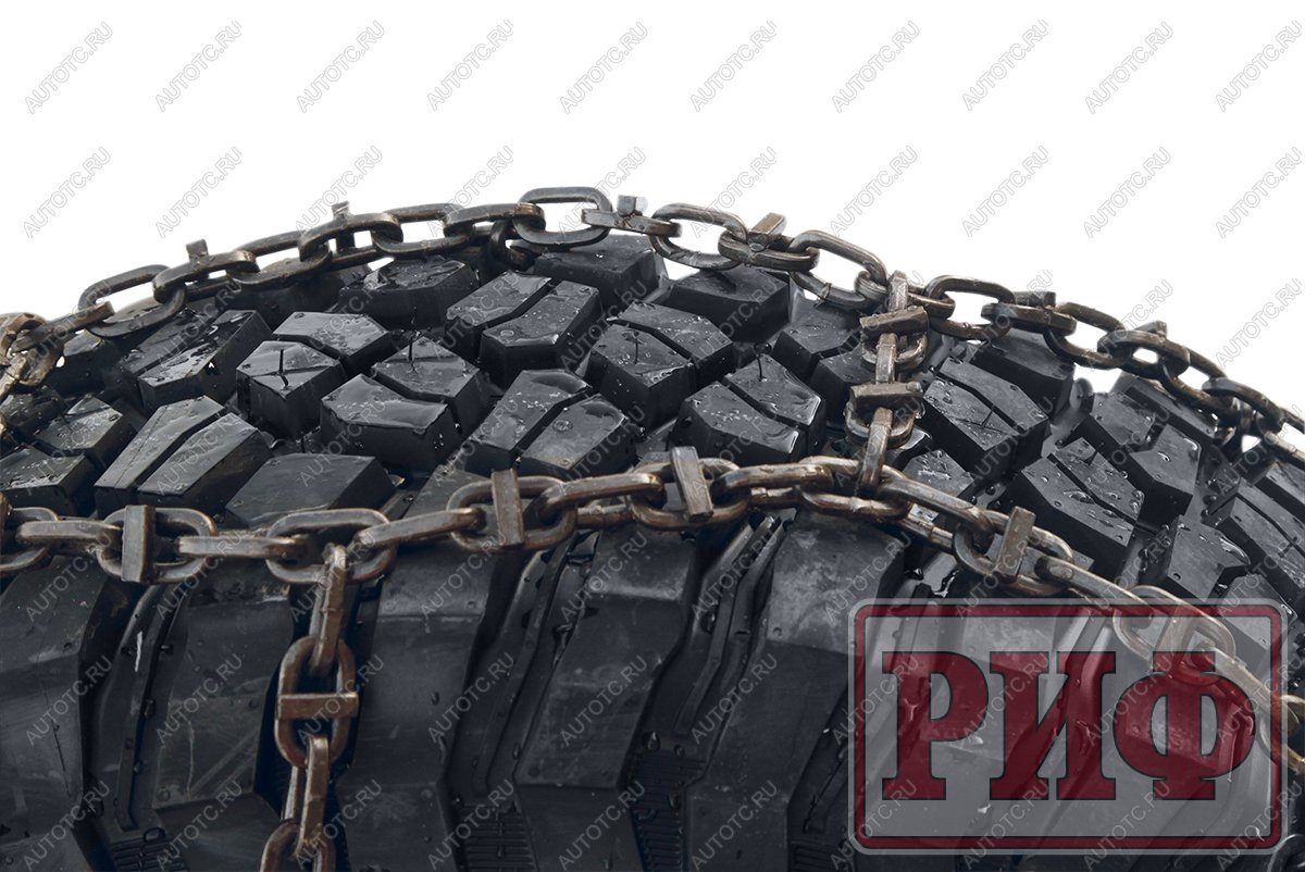 15 989 р. Цепи противоскольжения РИФ Фронтальный погрузчик "соты" 21 мм, 14x17.5 (1 шт. в упак.) РИФ rif18-14175ampc  с доставкой в г. Пермь