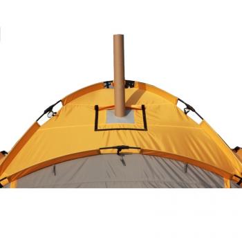56 999 р. Шатер автомат Maverick Cosmos Thermal - под отопление (желто-серый) Maverick Tent m-t-yg-010  с доставкой в г. Пермь. Увеличить фотографию 5