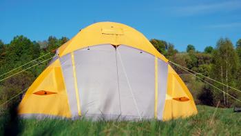 56 999 р. Шатер автомат Maverick Cosmos Thermal - под отопление (желто-серый) Maverick Tent m-t-yg-010  с доставкой в г. Пермь. Увеличить фотографию 18