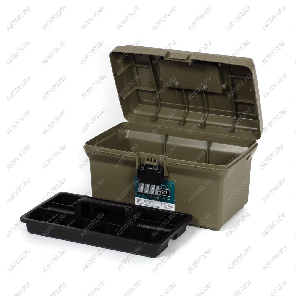 2 419 р. Ящик для инструмента IRIS HARDPRO 400 Хаки IRIS OHYAMA od-400kh-hp  с доставкой в г. Пермь