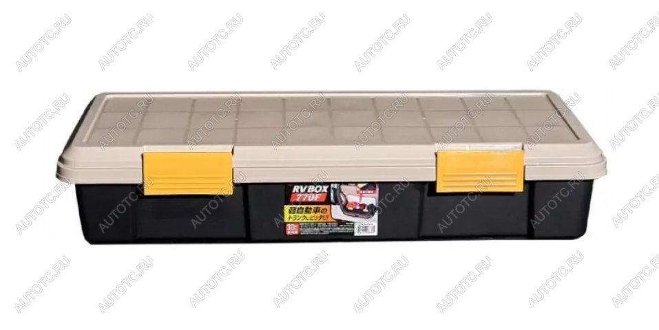 2 679 р. Ящик экспедиционный IRIS RV BOX 770F, 22 литра, ORCHERBLACK, 77x32x15,5 см. IRIS OHYAMA rv770fo  с доставкой в г. Пермь
