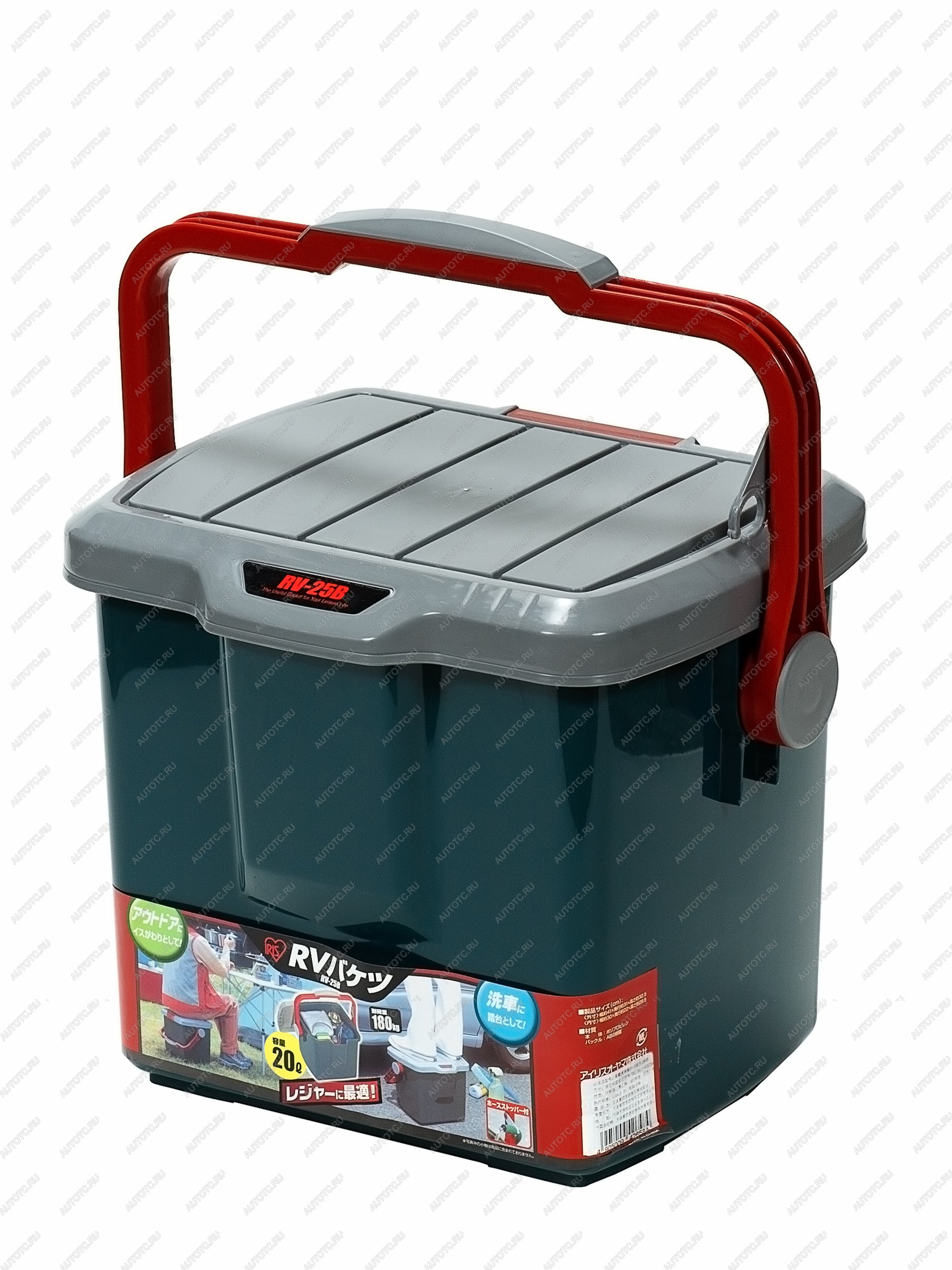 3 529 р. Ящик экспедиционный IRIS RV BOX Bucket 25B, 20 л 41x31x32 см IRIS OHYAMA bucket25b  с доставкой в г. Пермь