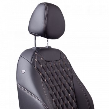10 299 р.  Комплект чехлов для сидений (РЗС и С 40/60, 2П Орегон) БАЙРОН Lord Autofashion Chery Amulet (Corda) A15 лифтбэк (2003-2010) (черный, вставка черная, строчка бежевая)  с доставкой в г. Пермь. Увеличить фотографию 2