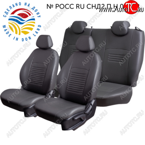 5 799 р. Комплект чехлов сидений (Экокожа ИЛАНА+ОРЕГОН)  Chevrolet Aveo T200 хэтчбек 5 дв (2002-2008)  с доставкой в г. Пермь