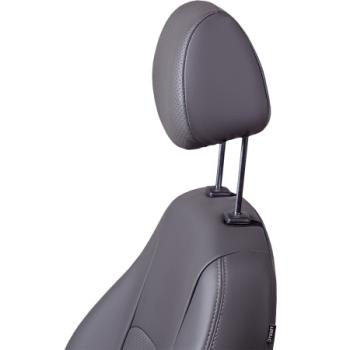 6 949 р. Комплект чехлов для сидений (РЗС 60/40 2Г Илана+Орегон) ТУРИН СТ Lord Autofashion Chevrolet Lanos T100 седан (2002-2017) (серый, вставка серая, строчка серая)  с доставкой в г. Пермь. Увеличить фотографию 2