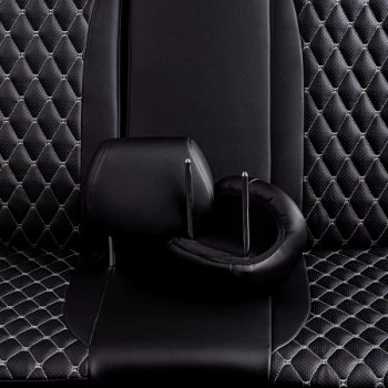 14 999 р. Комплект чехлов для сидений (РЗСиС 60/40 Орегон) БАЙРОН Lord Autofashion  Chevrolet Niva  2123 (2002-2020) дорестайлинг, рестайлинг (черный, вставка черная, строчка темно-серая)  с доставкой в г. Пермь. Увеличить фотографию 7
