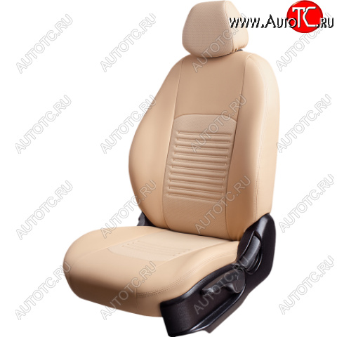 4 999 р. Комплект чехлов для сидений, (РЗСиС 60/40 Илана+Орегон) ТУРИН Lord Autofashion Chevrolet Niva 2123 дорестайлинг (2002-2008) (бежевый, вставка бежевая, строчка бежевая)  с доставкой в г. Пермь