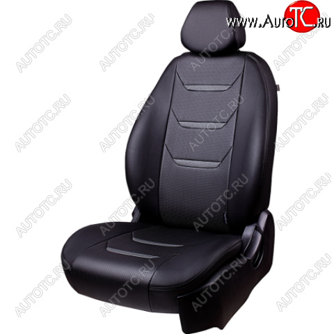 11 899 р. Комплект чехлов для сидений (РЗСиС 60/40 Орегон) ТУРИН-2 Lord Autofashion  Chevrolet Niva  2123 (2002-2020) дорестайлинг, рестайлинг (черный, вставка черная+серая, строчка серая)  с доставкой в г. Пермь