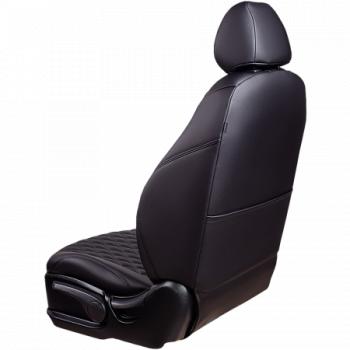 10 299 р. Комплект чехлов для сидений (РЗСиС 40/60 ЗГ Орегон) БАЙРОН Lord Autofashion Ravon R2 (2016-2025) (черный, вставка черная, строчка черная)  с доставкой в г. Пермь. Увеличить фотографию 3