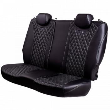 10 299 р. Комплект чехлов для сидений (РЗСиС 40/60 ЗГ Орегон) БАЙРОН Lord Autofashion Ravon R2 (2016-2025) (черный, вставка черная, строчка черная)  с доставкой в г. Пермь. Увеличить фотографию 7