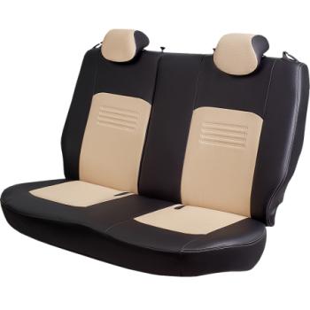 6 799 р. Комплект чехлов для сидений (РЗС 60/40 2П Илана+Орегон ) ТУРИН СТ Lord Autofashion Geely MK (2006-2015) (черный, вставка бежевая, строчка бежевая)  с доставкой в г. Пермь. Увеличить фотографию 8