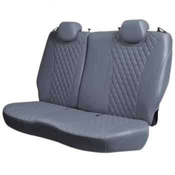 10 299 р.  Комплект чехлов для сидений (РЗС 60/40+подл. 3Г Орегон) БАЙРОН Lord Autofashion  Haval F7 (2018-2022)  дорестайлинг (серый, вставка серая, строчка темно-серая)  с доставкой в г. Пермь. Увеличить фотографию 4