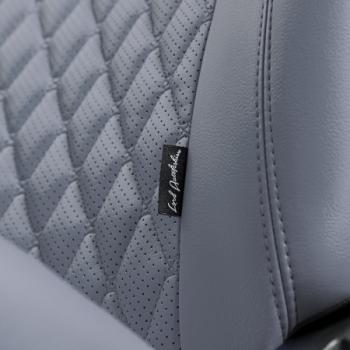 10 299 р.  Комплект чехлов для сидений (РЗС 60/40+подл. 3Г Орегон) БАЙРОН Lord Autofashion  Haval F7 (2018-2022)  дорестайлинг (серый, вставка серая, строчка темно-серая)  с доставкой в г. Пермь. Увеличить фотографию 6