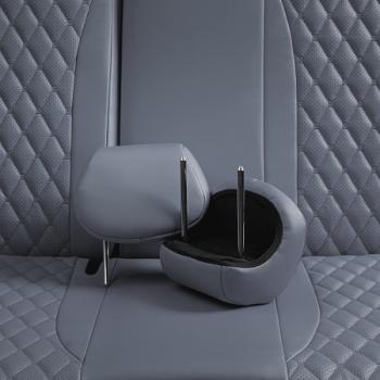 10 299 р.  Комплект чехлов для сидений (РЗС 60/40+подл. 3Г Орегон) БАЙРОН Lord Autofashion  Haval F7 (2018-2022)  дорестайлинг (серый, вставка серая, строчка темно-серая)  с доставкой в г. Пермь. Увеличить фотографию 7