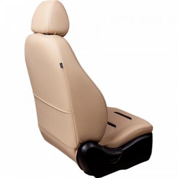 10 299 р. Комплект чехлов для сидений (РЗСиС 40/60 3Г Орегон) ТУРИН-2 Lord Autofashion  KIA Ceed  2 JD (2012-2018) дорестайлинг универсал, дорестайлинг, хэтчбэк, рестайлинг универсал, рестайлинг, хэтчбэк (бежевый, вставка бежевая+черная, строчка бежевая)  с доставкой в г. Пермь. Увеличить фотографию 3