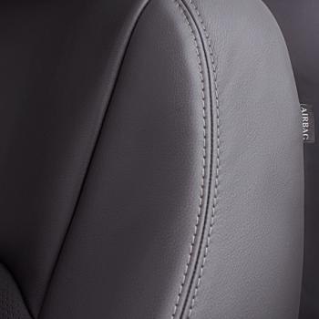 9 449 р. Комплект чехлов для сидений (РЗС 60/40 2Г Илана+Орегон) ТУРИН Lord Autofashion KIA Rio 3 QB хэтчбек 5 дв. дорестайлинг (2011-2015) (серый,  вставка серая, строчка серая)  с доставкой в г. Пермь. Увеличить фотографию 2